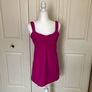 Lululemon Size 10 Pink/Fuschia Tank Top w/ bra